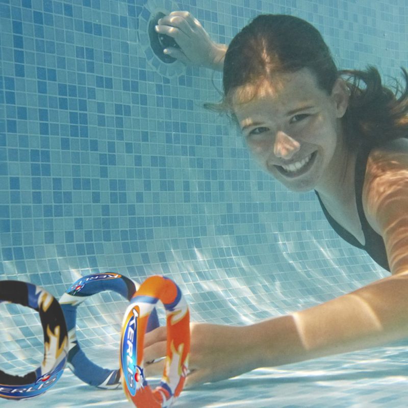 Anneaux De Plongée Schildkröt - Lot De 3 En Néoprène Souple - Jeu Piscine Pour Enfants