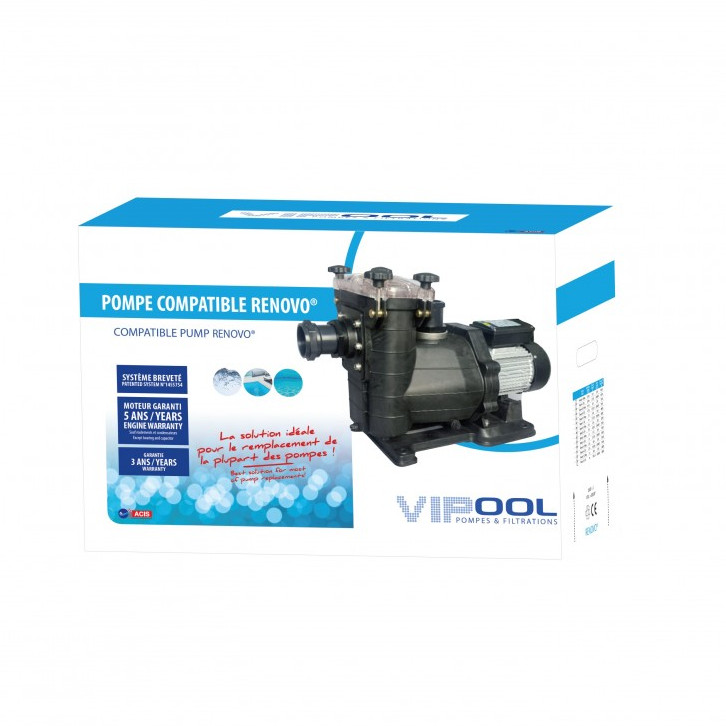 Pompe de filtration RENOVO 1,5 CV | VIPOOL